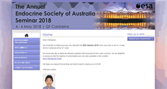 Desktop Screenshot of esaseminar.org.au