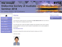 Tablet Screenshot of esaseminar.org.au
